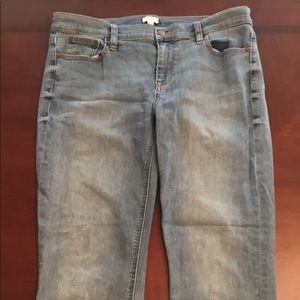 Women’s straight-leg faded ~J.CREW jeans.../size 30